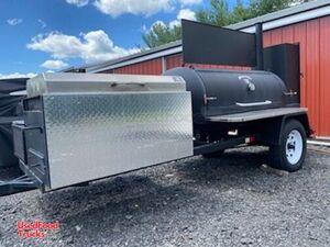 2013 - 5' x 10.5' Commercial Open BBQ Grill and Smoker Food Trailer