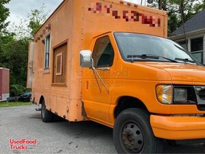 Well-Equipped Ford E-350 22' Kitchen Food Truck with Pro-Fire