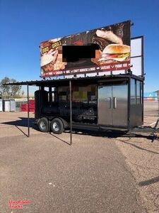 2014 Open BBQ Smoker Tailgating Trailer with 2 Johnson Smokers