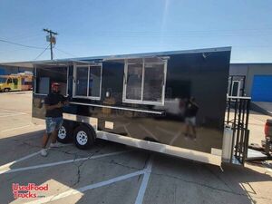 Like-New 2022 - 8' x 20' Barbecue Food Trailer | Mobile BBQ Unit with Smoker