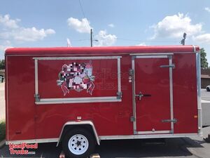 2009 - 7' x 14' Food / Shaved Ice  Concession Trailer Snowball Trailer