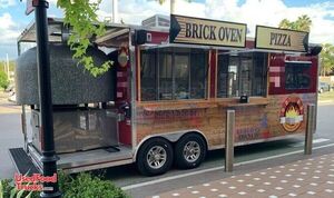 2020 Concession Nation 8' x 24' Brick Oven Wood-Fired Pizza Trailer
