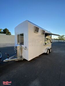 Ready to Work 7' x 15' Mobile Kitchen Unit | Inspected Food Concession Trailer with Pro-Fire