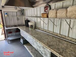 High-Output 34' Red Barn Style BBQ Concession Trailer + Mobile Commercial Smoker