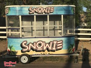 5' x 12' Snowie Shaved Ice / Sno-cone Concession Trailer