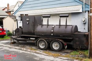 7' x 20' Commercial BBQ Grill & Smoker Food Trailer