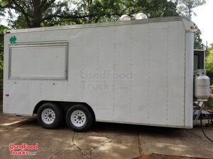 Well-Equipped 2002 7' x 16.5' Kitchen Food Trailer/Mobile Kitchen
