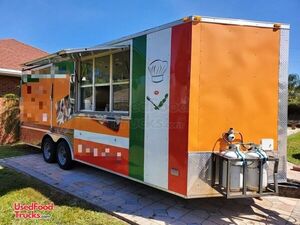 Self-Sufficient 2014 - 22' Commercial Kitchen Food Concession Trailer