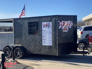 Turnkey 2021 - 7' x 17' Mobile Barbecue Food Trailer with Porch
