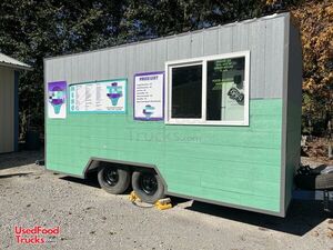 2021 7' x 14' Lightly Used Snowball Concession Trailer / Shaved Ice Trailer