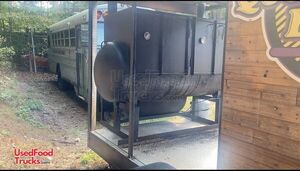 Self-Sufficient Barbecue Concession Trailer with Porch / Mobile BBQ Rig