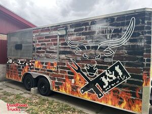 2022 8.5' x 20' Barbecue Food Concession Trailer | Mobile Food Unit