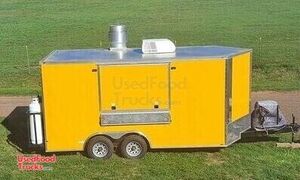2020 8.5' x 16' Lightly Used Mobile Kitchen Food Concession Trailer