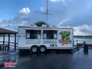 Turnkey 2019 - 20' Concession Nation Kitchen Food Trailer with Pro-Fire
