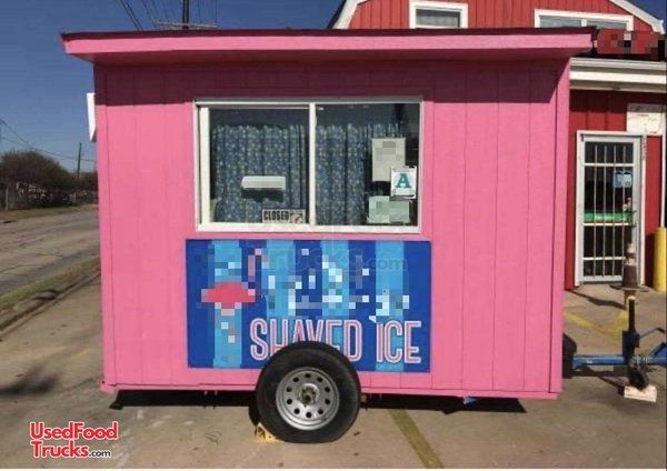 Turnkey 2016 - 6' x 10' Snowball Concession Trailer/ Certified Shaved Ice Stand