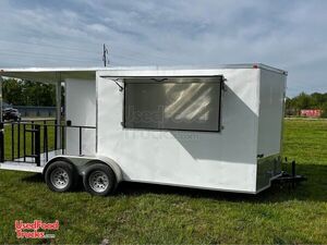 New - 7' x 18' Concession Food Trailer | Mobile Food Trailer