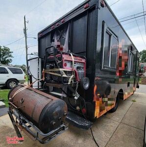 Oshkosh Diesel 22' Step Van Kitchen Food Truck with Fire Suppression System