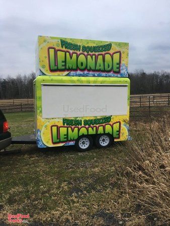 Unused 7' x 10' Lemonade Concession Trailer / Remodeled Mobile Beverage Unit