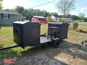 Dual Grill Mobile Open BBQ Smoker Trailer / Tailgating Trailer