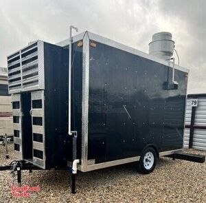 2021 8' x 12' Lightly Used Kitchen Concession Trailer with ProTex Fire Suppression