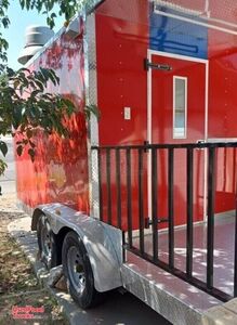 Lightly Used 2020 8' x 18' Food Concession Trailer | Mobile Kitchen Trailer