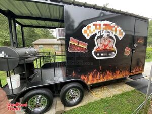 Brand NEW 2021 - 6.8' x 18' Barbecue Concession Trailer with 6' Porch