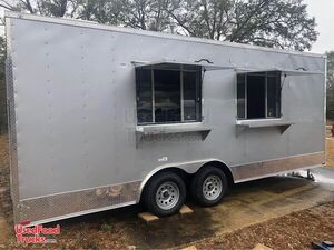 2020 - 8.5' x 18' Snapper Kitchen Food Concession Trailer with Pro-Fire