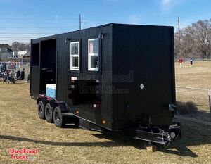 22' Mobile Street Food Unit / Barbecue Concession Trailer with Porch