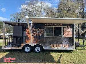 2019 Freedom 8.5' x 20' Barbecue Food Concession Trailer with Porch