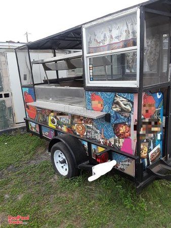 5' x 10' Compact 2015 Street Food Concession Trailer Used Small Mobile Kitchen