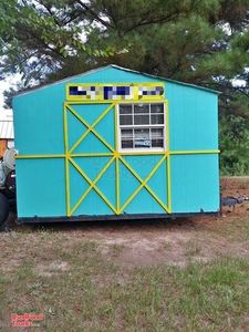 Used 7.5' x 12' Towable Building Shaved Ice / Food Concession Stand Business