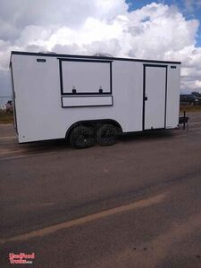 2021 - 8.5' x 18' Kitchen Food Concession Trailer w/ Blackout Package
