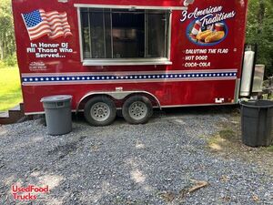 LIKE NEW Cargo Craft 2023 - 7' x 16' Food Concession Trailer w/ Commercial Kitchen