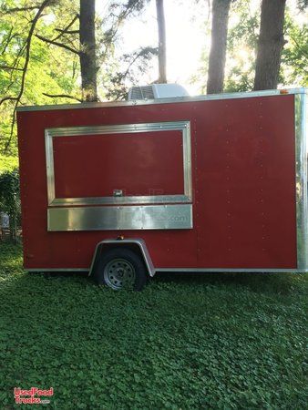 2015 COVWAG 6' x 12' Mobile Kitchen Unit / Used Street Food Concession Trailer