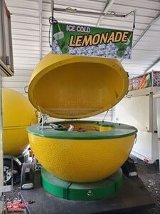 Used 12' Unique Lemon-Shaped Lemonade and Beverage Trailer