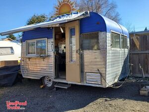 Vintage 1963 8' x 12' Canned Ham Coffee and Food Vending Trailer Conversion