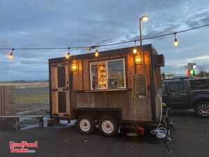 Rustic-Style Certified 7' x  15' Class 4 Kitchen Food Concession Trailer