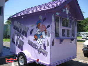 10 x 7 Beautiful Shaved Ice And Snack Trailer- LOUISIANA