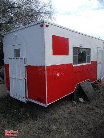 Used Mobile Kitchen Unit / Street Food Concession Trailer -Works Great