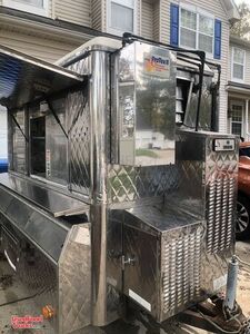 All Stainless Steel 2000 5' x 8' Food Concession Trailer with Pro Fire System