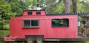 Trolley / Caboose Style 2015 Food Concession Trailer with Newer Equipment