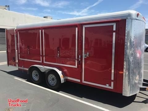 2018 - 7' x 16' Food Concession Trailer / Used Mobile Kitchen