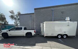 BRAND NEW 2023 - 8' x 16' Food Concession Trailer with Pro-Fire System