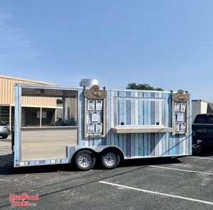2018 Wow Cargo 8.5' x 20' Lightly Used Kitchen Concession Trailer with Porch