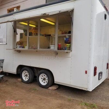 8' x 16' Wells Cargo Coffee Concession Trailer / Used Mobile Cafe