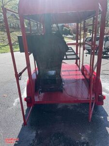 Ready-to-Work Open BBQ Smoker Trailer / Tailgating Trailer