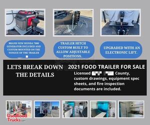 Like New 2021 - 8' x 20' Food Concession Trailer | Licensed Mobile Food Unit