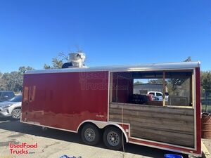 Turnkey - 2023 8.5' x 22' Cargomate Blazer Barbecue Food Concession Trailer with 8' Porch