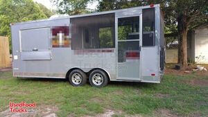 2014 - 8.5' x 20' BBQ Concession Trailer with Porch