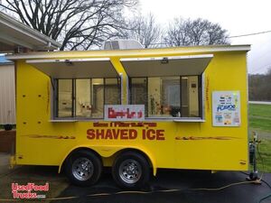 Very Neat Used 2016 - 6' x 14' Shaved Ice Concession Trailer